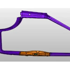 Car Front Door Frame Assembly